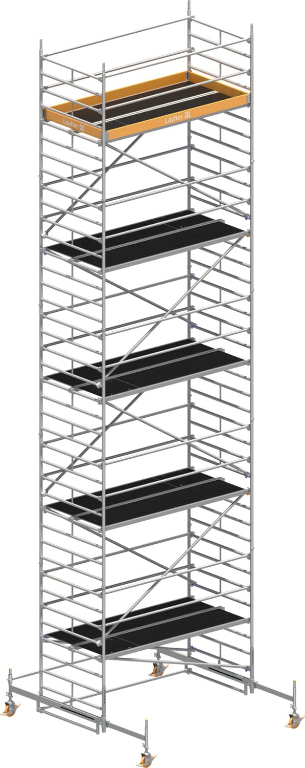 Layher Rollgerüst Uni Breit P2 11,38m Ah