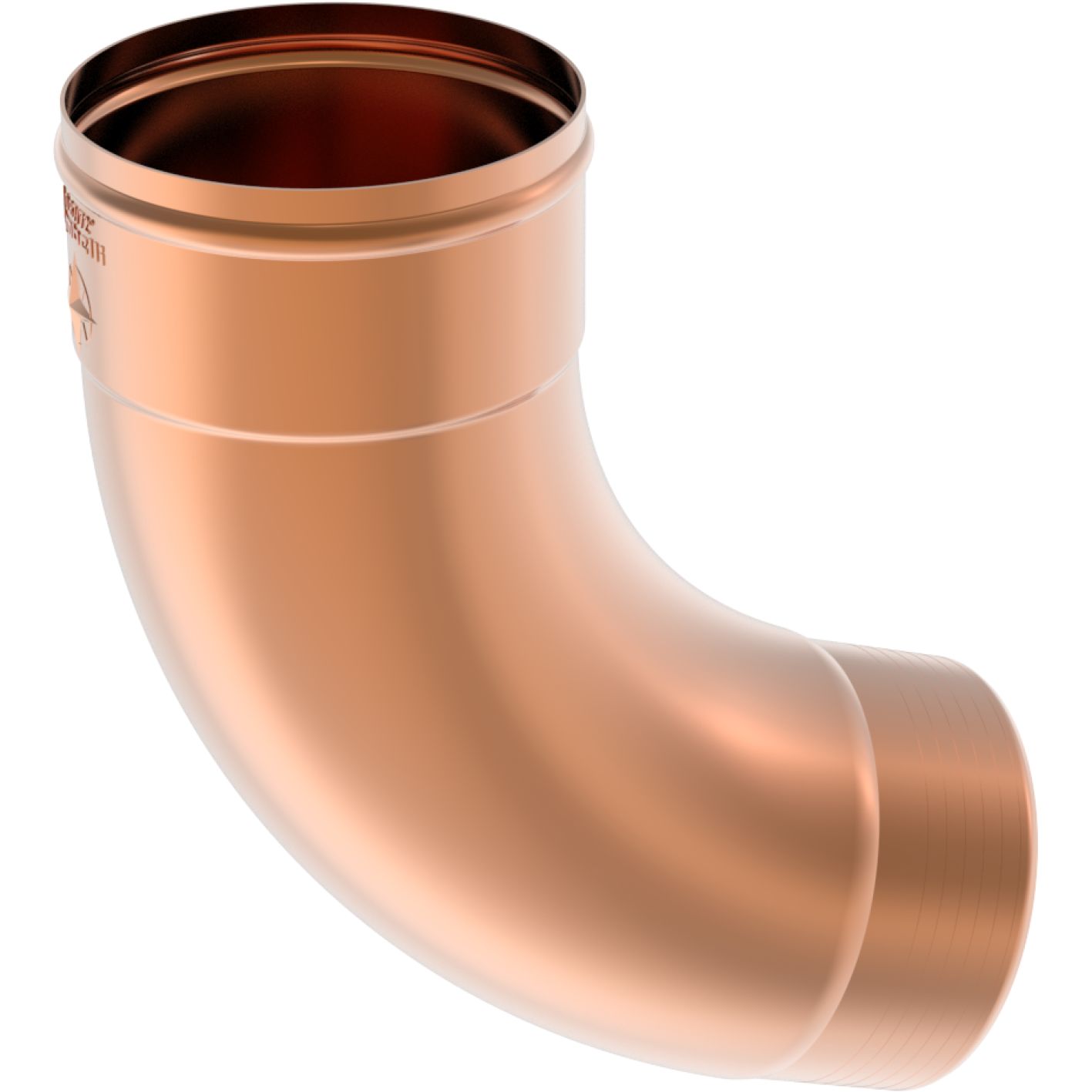Zambelli Regenrohrbogen 72° Kupfer 87mm 112420-e-zam