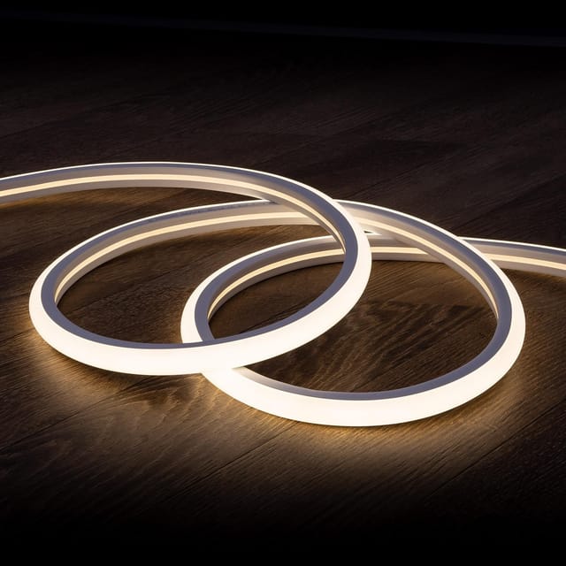 Led-streifen Neon Dimmbar 220v Neutralweiß Halbrund 180° 7.5w/m Schnitt 100cm Ip67 Nach Maß 25 M