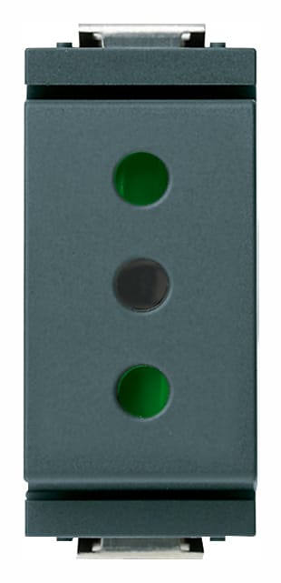 Vimar - 17031 2p+t 10a P11 Steckdose, Grau