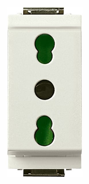 Vimar - 17033.b 2p+t 16a P17/11 Weiße Steckdose