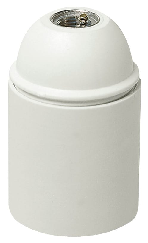 Vimar - 02101.b E27 Lampenfassung M10x1 Cm/glatt Weiß