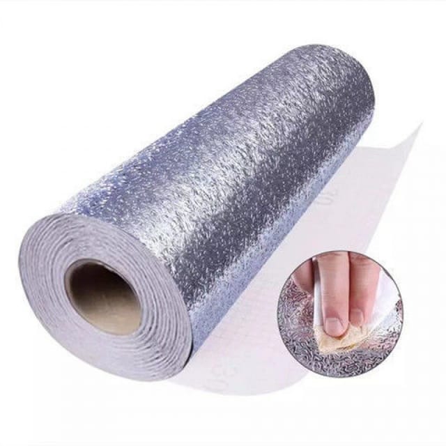 Texture-1 Rolle Aus Selbstklebendem Aluminiumpapier, 40 Cm 5m Selbstklebendes Aluminiumpapier Für Die Küche