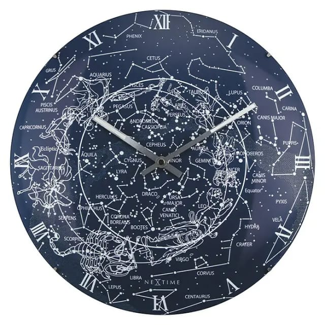 Nextime Wanduhr Milky Way Dome Ø 35 Cm Wanduhren