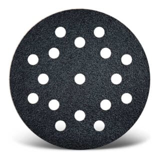 Black Klett-schleifscheiben, 125 Mm, 17-loch, F. Exzenterschleifer, Siliciumcarbid (25 Stk.) K24 - Menzer