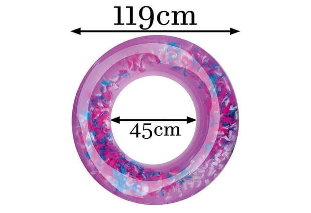Alert Splash Schwimmring Befüllt Mit Federn 1,19m 119cm Vinyl Schwimmreifen