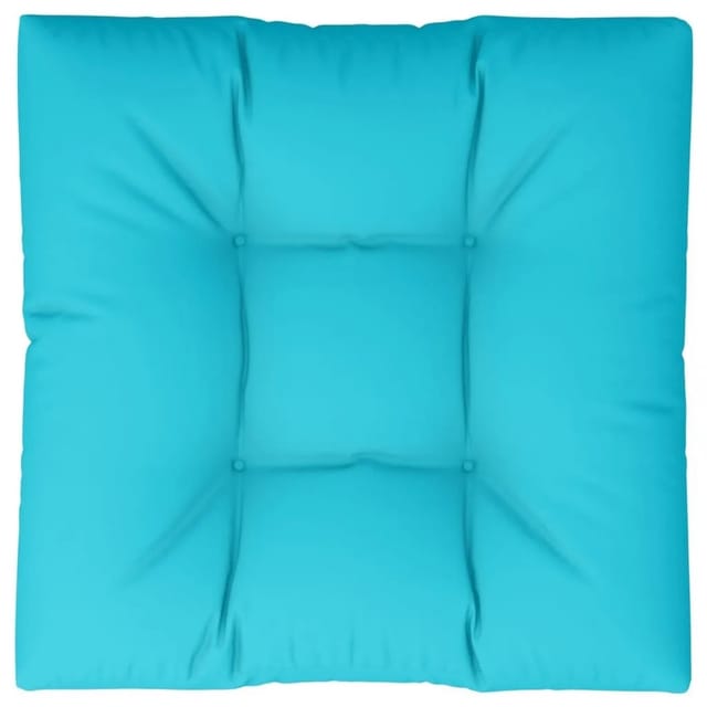 Palettenkissen Türkis 80x80x12 Cm Stoff Vidaxl