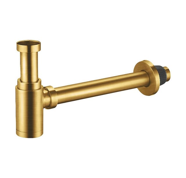 Aloni - Messing/edelstahl Gold Gebürstet Siphon 1 1/4'