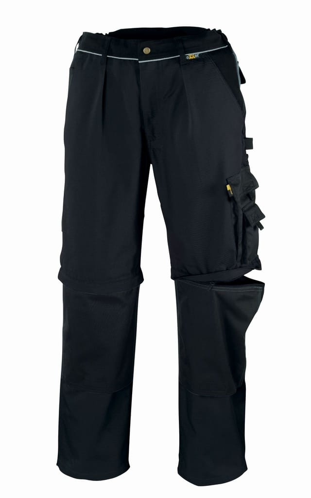 Texxor Canvas (320 G/m²) 2-in-1 Bundhose Tobago Schwarz 58 8358