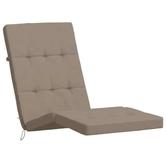 Liegestuhl-auflagen 2 Stk. Taupe Oxford-gewebe Vidaxl