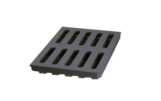 Kessel - Schlitzrost 30001w Aus Pvc, Größe 2/3,farbe: Steingrau