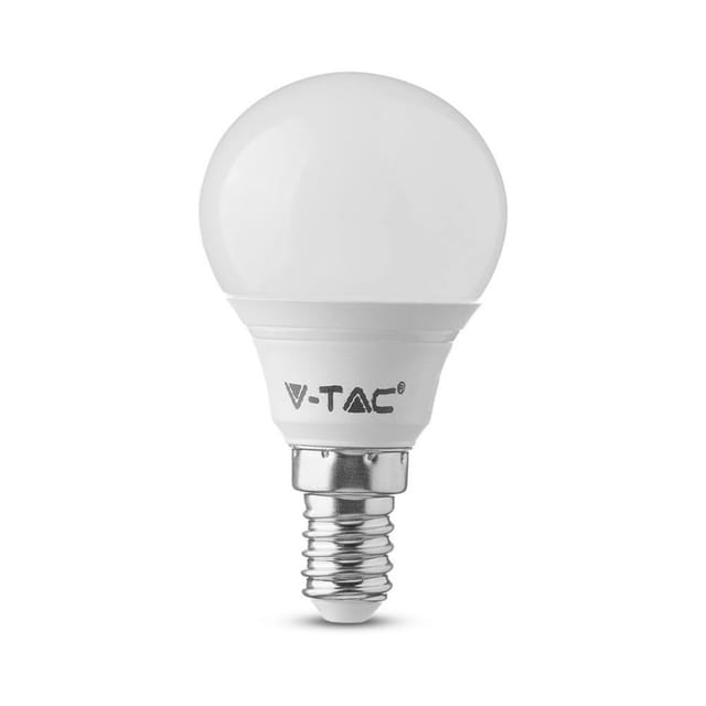V-tac Vt-225 4,5w Led Lampe Bulb Chip Samsung Smd E14 P45 Warmweiß 3000k - Sku 264