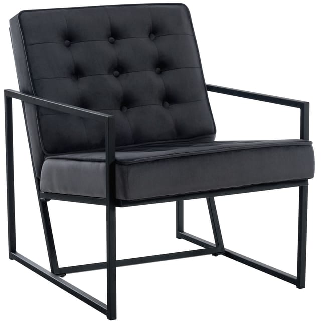 Lounger Avon Samt Grau