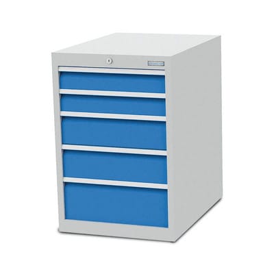 Schubladenschrank Tiefe 736, R 18-24, 5 X Schublade Maße In Mm (bxtxh): 555 X 736 X 819