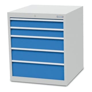 Bedrunka+hirth - Schubladenschrank Tiefe 736, R 24-24, 5 X Schublade Maße In Mm (bxtxh): 705 X 736 X 819