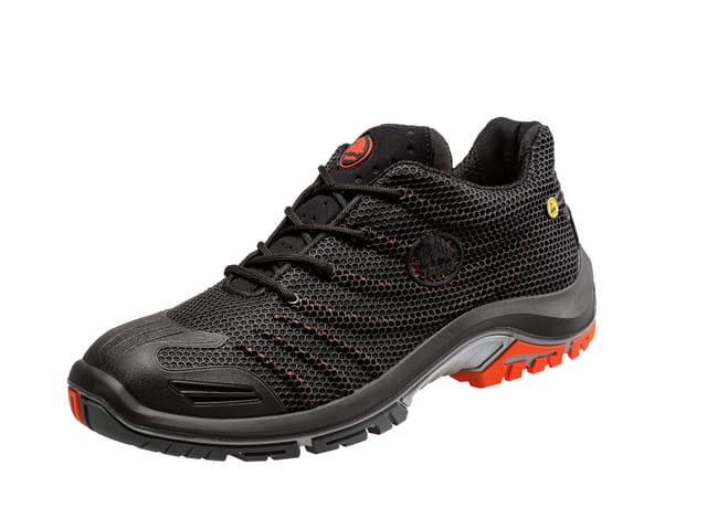 Bata - Sicherheits-halbschuh Zip S1p Esd Gr. 40 Weite: Xw Mikrofaser Schwarz