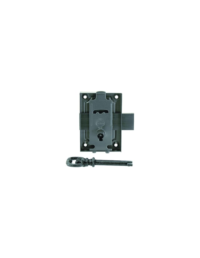 Aufputz-schloss 15mm Universell Edelstahl Poliert - Vynex