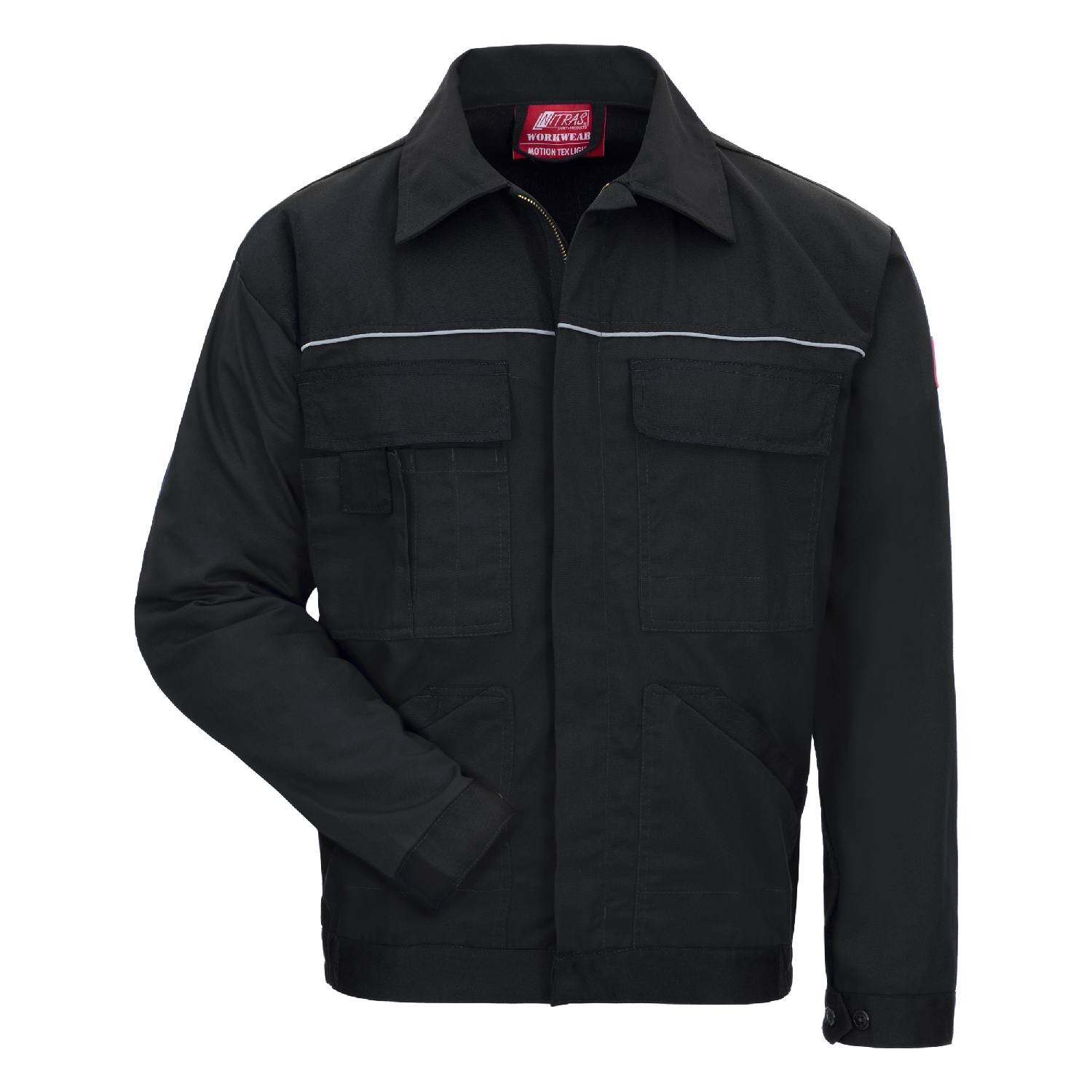 Nitras Motion Tex Light Arbeitsjacke Schwarz Größe 62