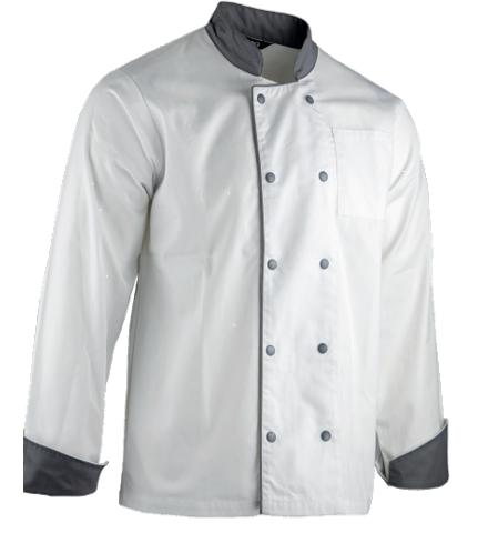 Arbeitsjacke Für Die Küche Ml Medaillon C2 - Weiss/grau Xl - 5