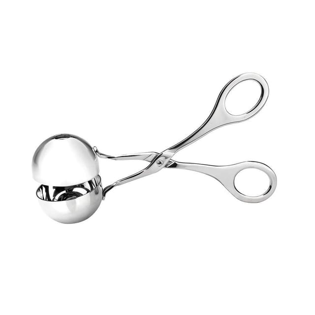 Ibili Fleischbällchenzange Silber Edelstahl Küche