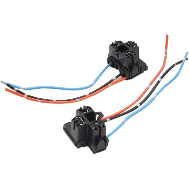 2 Stücke 3 Terminals Auto H4 Nebel Glühbirne Kabelbaum Sockel