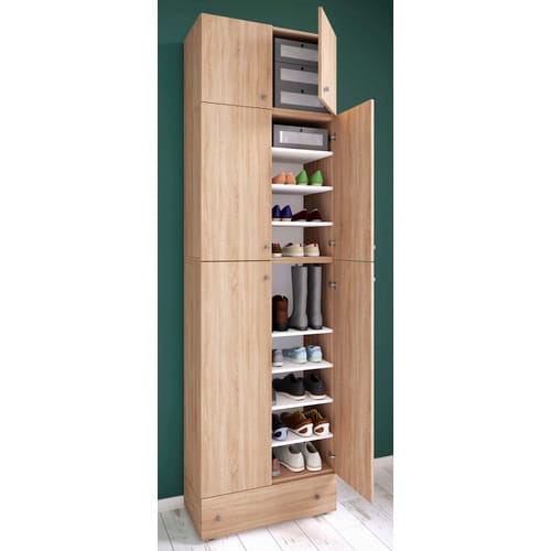 Schuhschrank Kleiderschrank Lona 9f Sa