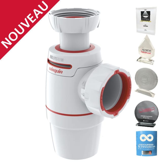 Siphon Spÿle Neo Air System Diametre 40 Mm, Wirquin, Ref. 30722146