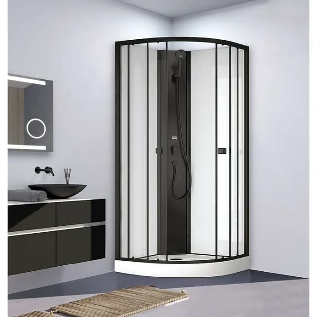 Dsk Komplettdusche Essential Square 85 X 85 X 199,5 Cm Weiß
