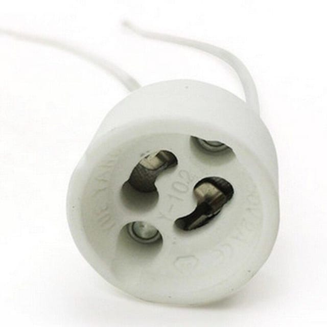 Silver Electronics - Lampenfassung Gu10 Ceramic Cable 150mm (preis Von 50 Stück)