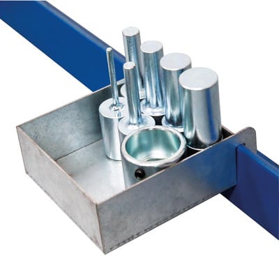 Metallkraft 6-teiliger Druckdornsatz Mit Lochplatte Für Wpp 15, 4101115