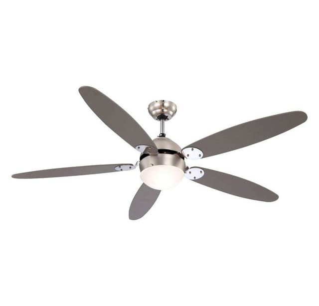 Deckenventilator Sommer Winter Ventilator Mit Zugschalter App Sprachsteuerung, Flügel Wendbar 3 Geschindigkeitsstufen, Smart Home Led 5w 470lm,, Dxh 132 X 40,6 Cm