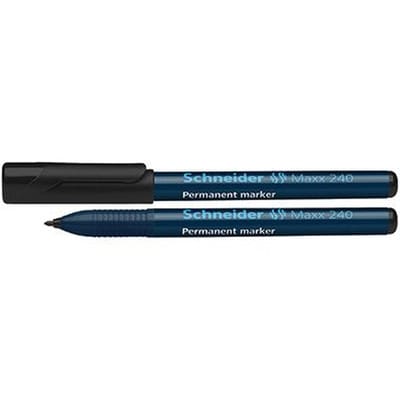 Schneider - Permanentmarker Maxx 240 124001 1-2mm Rundspitze Schwarz