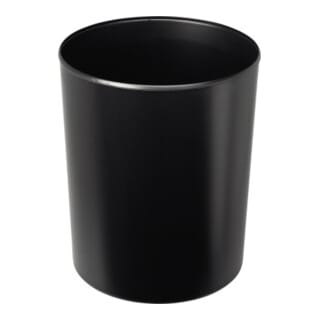 Papierkorb 28,3 X 34 Cm (d. X H) 20l Polystyrol Farbe: Schwarz 1 Sortierfach