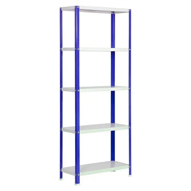 Simonrack Metallregal Blau Und Weiß 5 Böden