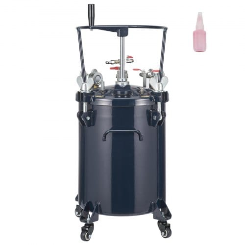 Mophorn - Vevor Druckbehälter Farbbehälter Sprühfarbe Drucktopf 30 L Drucktank, 70 Psi Lackierpistole Farbbehälter Φ 80 X 42,5 Cm Spray Paint Pressure Pot Tank Paint Container Farbspritzpistolen Lacken, Flecken