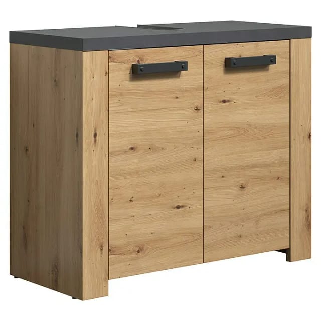 Follow Waschbeckenunterschrank Eiche Dekor.