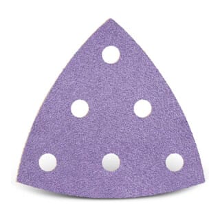 Menzer Purple Hd Klett-schleifblätter, 93 Mm, 6-loch, F. Deltaschleifer, Keramik-mix (50 Stk.) K400