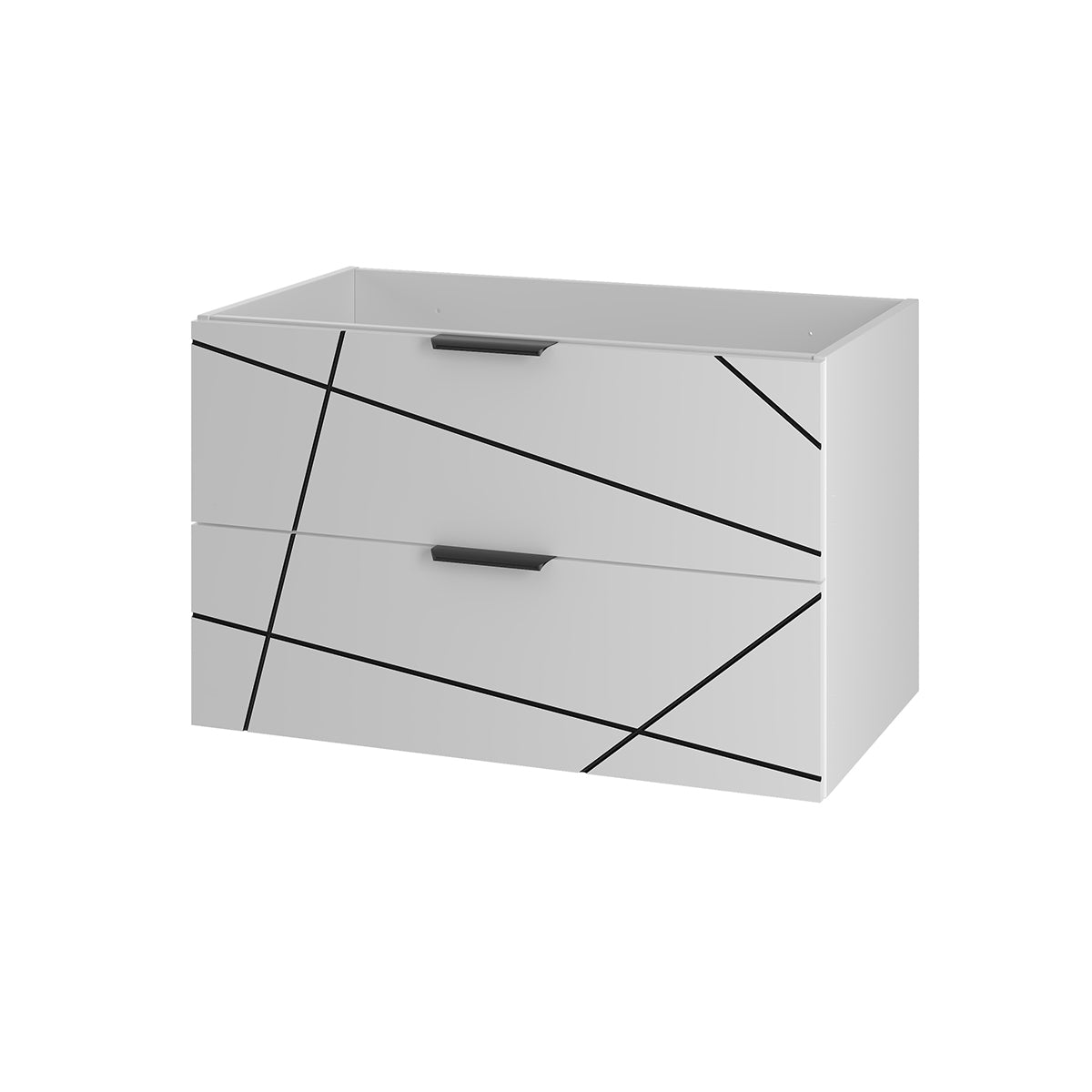 Waschtischunterschrank 80cm Teren Weiß