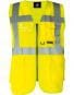 Korntex Executive-warnweste Kxmfg/kx802 Gr. M 100% Polyester, Gelb