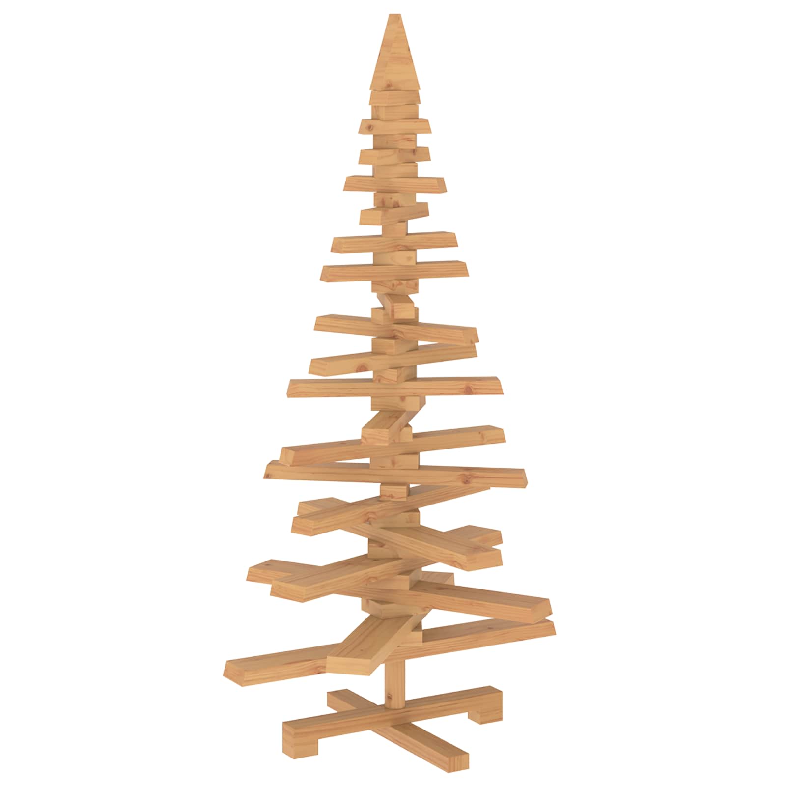 Holz Weihnachtsbaum Kotka 120 Cm Massives Kiefernholz Vidaxl
