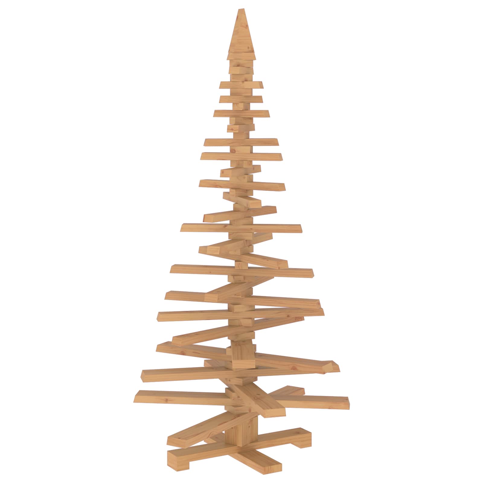 Holz Weihnachtsbaum Kotka 150 Cm Massives Kiefernholz Vidaxl
