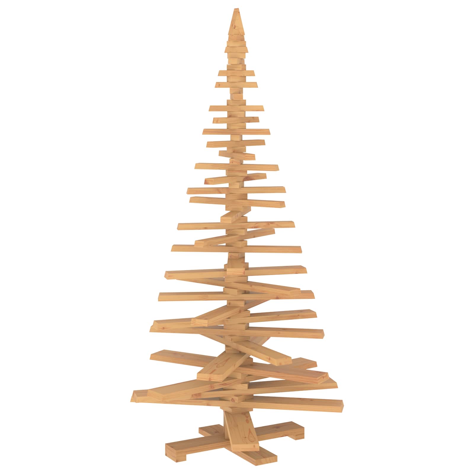 Holz Weihnachtsbaum Kotka 180 Cm Massives Kiefernholz Vidaxl
