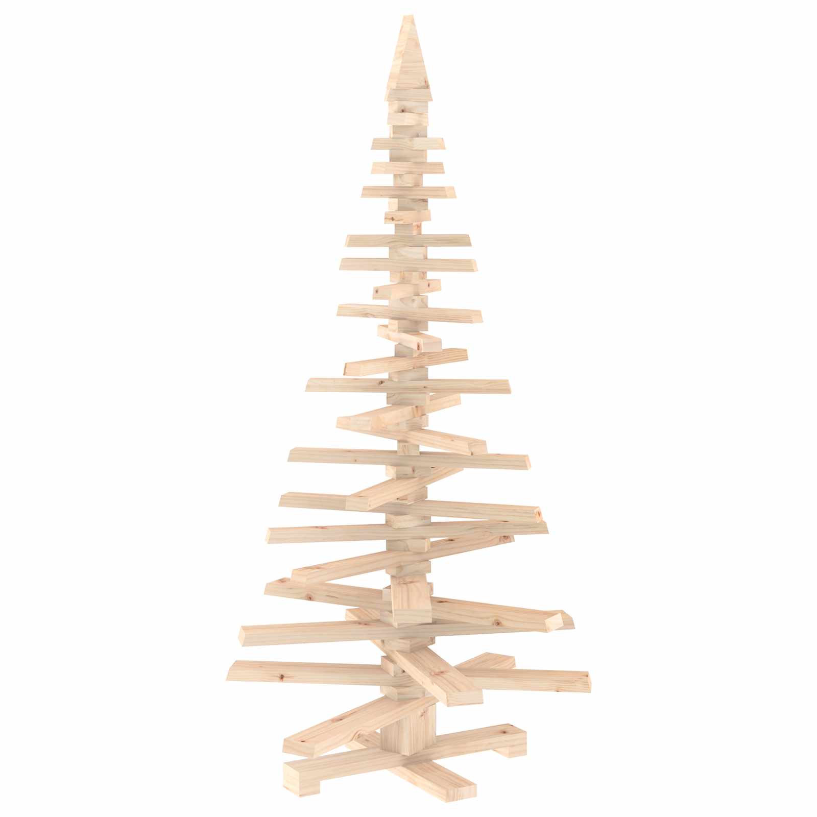 Holz Weihnachtsbaum Kotka 150 Cm Massives Kiefernholz Natürlich Vidaxl