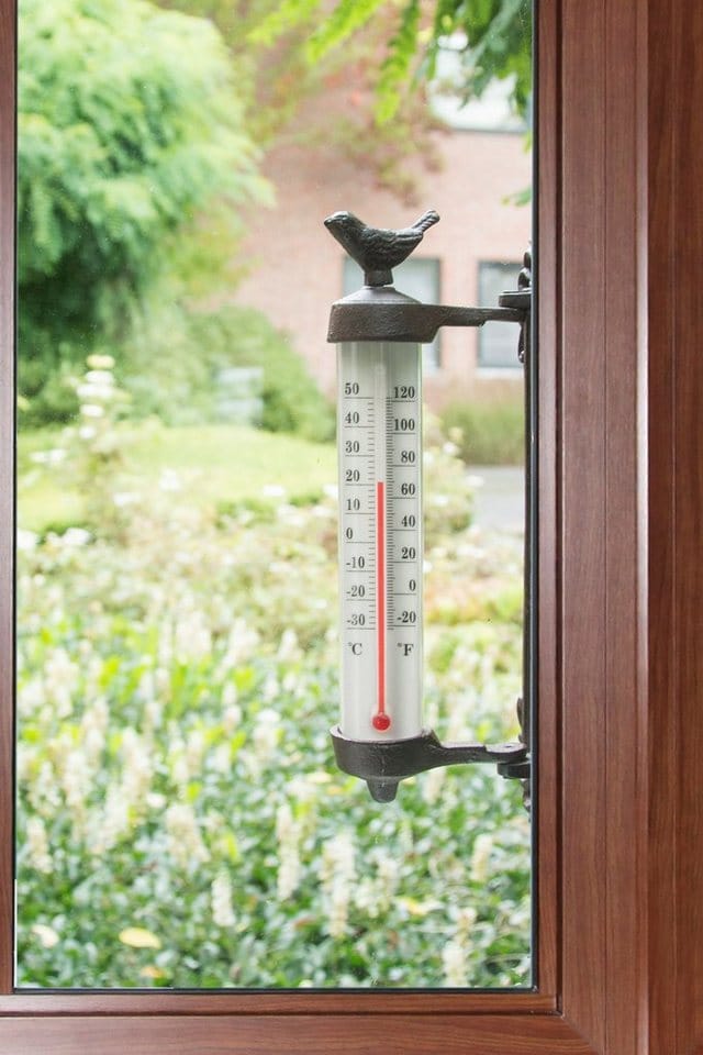 Esschert Design Wandthermometer Braun Gusseisen Br20