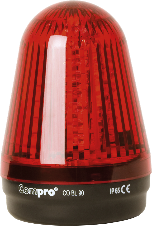Signalleuchte Led Blitzleuchte Bl90 15f Co/bl/90/r/024/15f Rot Dauerlicht, Blitzlicht, Rundu - Compro