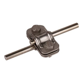 Dehn Uni-trennklemme Niro M. Zwischenplatte F. 2 X Rd 8-10mm 459129
