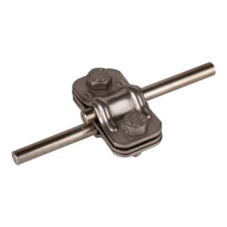 Dehn Uni-trennklemme Niro M. Zwischenplatte F. 2 X Rd 8-10mm 459129