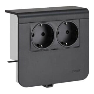Hager Tehalit Geräteträger Graphitschwarz Sl200559009011