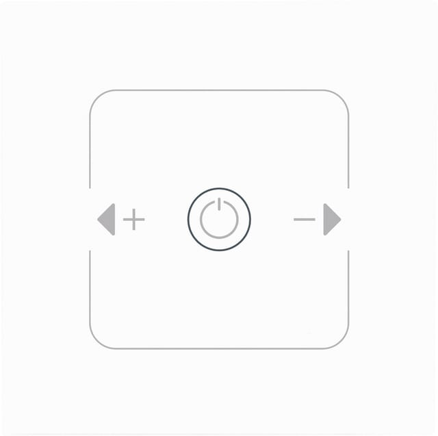 Wifi Touch Dimmer Weiß Glasoptik, Tuya-app, Unterputz Dimmschalter - Unitec