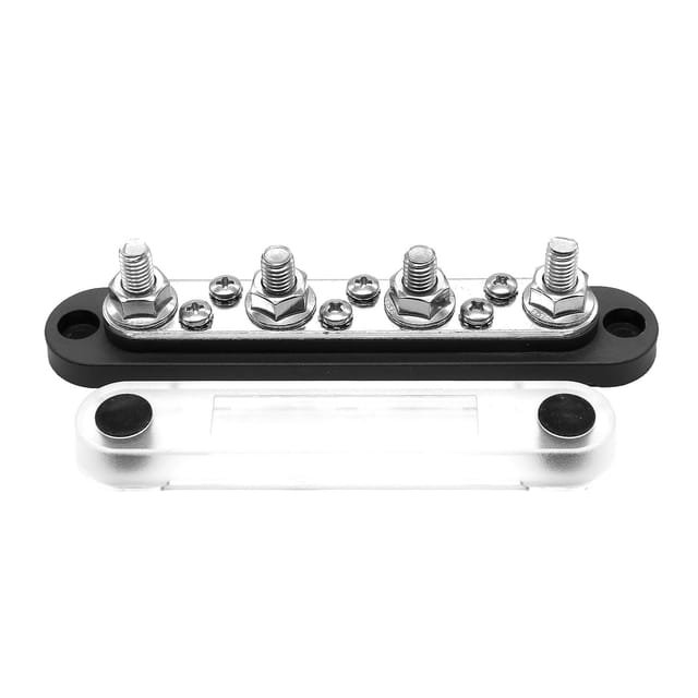 Sammelschiene 150a 4 X M8-klemme. Schwarz.
